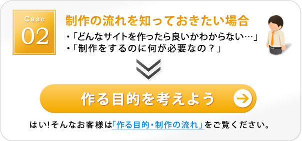 制作の流れを知っておきたい場合